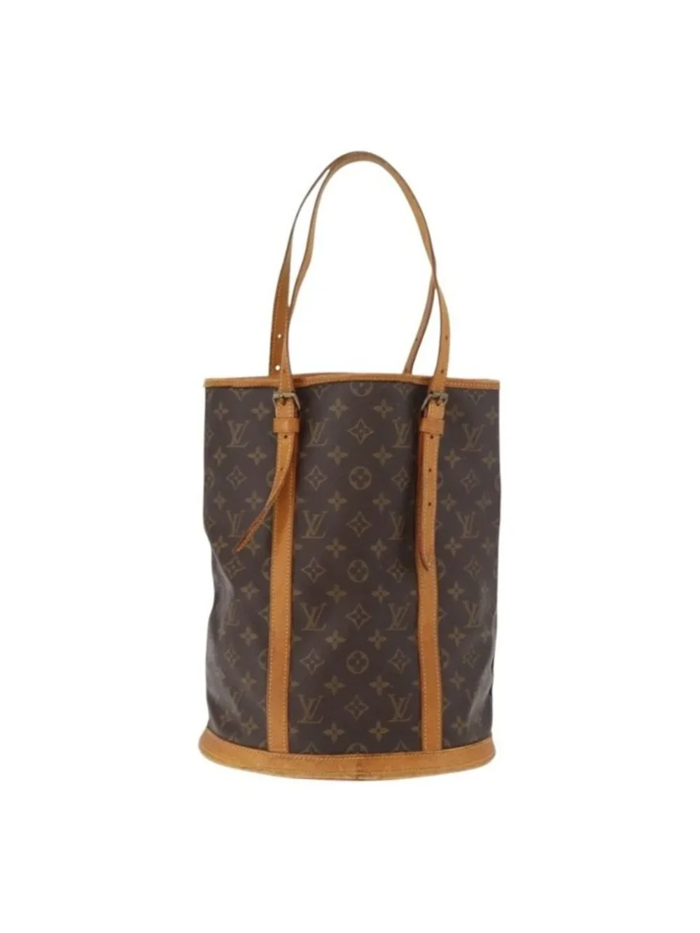 Authentic LOUIS VUITTON Monogram Bucket GM Shoulder Bag M42236 LV